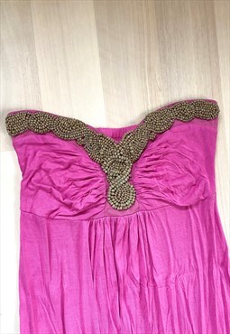 Y2K Pink Maxi Dress