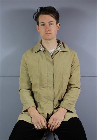 VINTAGE BURBERRY NOVACHECK BLUE LABEL BUTTON UP JACKET IN BE