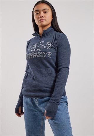 VINTAGE JANSPORT YALE UNIVERSITY 1/4 ZIP SWEATSHIRT