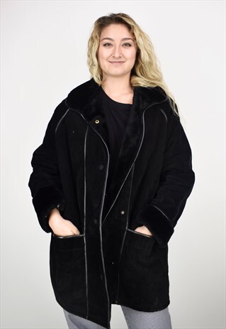 VINTAGE 90'S SHEARLING JACKET