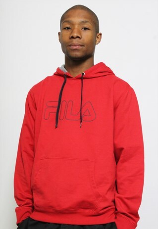 VINTAGE FILA LOGO HOODIE