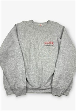 Vintage Slayer Game Calls Sweatshirt Grey 2XL BV17517