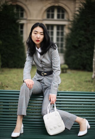 AMAZING GREY CHECK SUIT