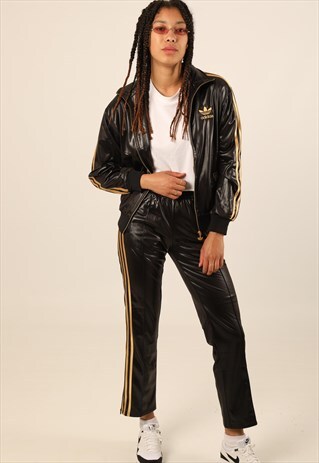 VINTAGE ADIDAS HIGH SHINE FULL TRACKSUIT