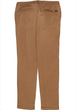 Vintage 90's Hollister Trousers / Pants Causal Tan Brown 34
