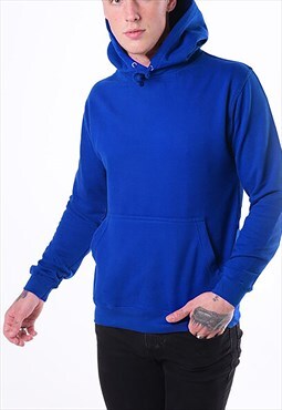 54 Floral Essential Blank Pullover Hoody - Bright Royal Blue