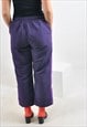 VINTAGE SHELL JOGGERS IN PURPLE