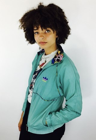 VINTAGE ADIDAS 80S SHELL WINDBREAKER JACKET