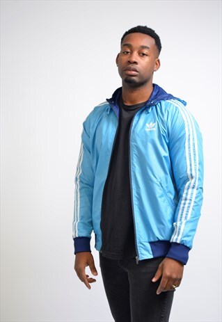VINTAGE ADIDAS LIGHTWEIGHT REVERSIBLE JACKET