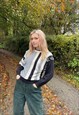 VINTAGE CHUNKY KNITTED STITCH DETAIL STRIPE JUMPER