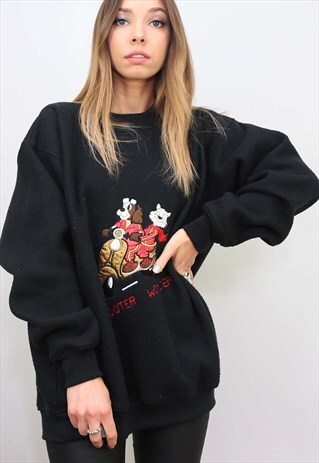 VINTAGE OVERSIZED FLEECE SWEATSHIRT