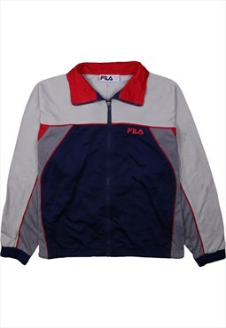 Vintage 90's Fila Sweatshirt Track Jacket Retro Full Zip Up