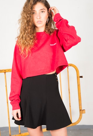 VINTAGE 90'S REEBOK CROP SWEATSHIRT / S0236