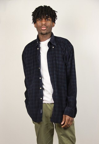 VINTAGE CORD CHECK SHIRT