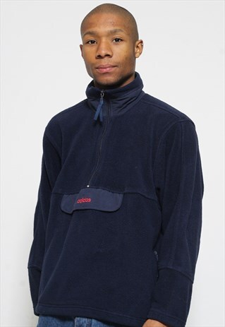 VINTAGE ADIDAS 1/2 ZIP FLEECE
