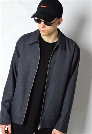 VINTAGE 90S GREY MINIMALIST JACKET
