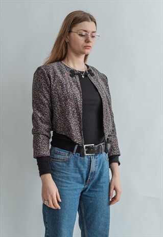 VINTAGE 70S SHORT BOHO BLAZER