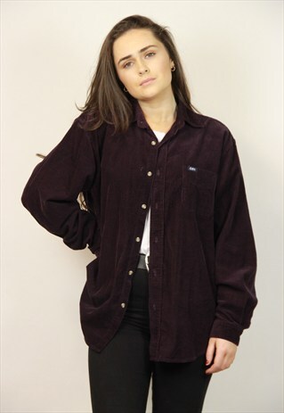 VINTAGE PURPLE CORD SHIRT