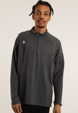 VINTAGE CHAMPION PRINTED 1/4 ZIP SWEATSHIRT