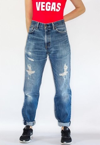 90'S 501 DISTRESSED BOYFRIEND LEVI JEANS