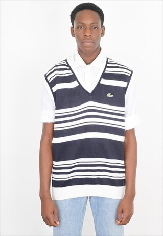 VINTAGE LACOSTE TANK TOP KNITTED JUMPER LJ021