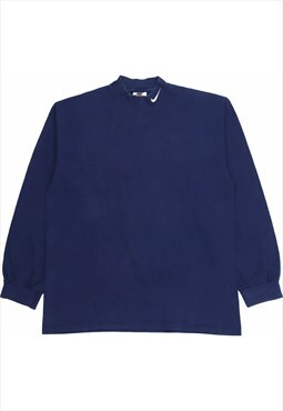 Vintage 90's Nike Sweatshirt Swoosh Turtle Neck Crewneck