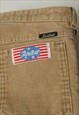 VINTAGE REUTHER BEIGE CORDUROY TROUSERS MENS