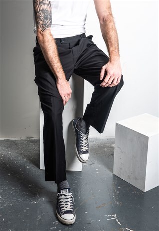 VINTAGE TROUSERS IN BLACK