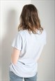 VINTAGE TOMMY HILFIGER V NECK T-SHIRT BLUE