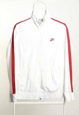 Vintage Nike Sportswear Logo Shell Jacket White Red