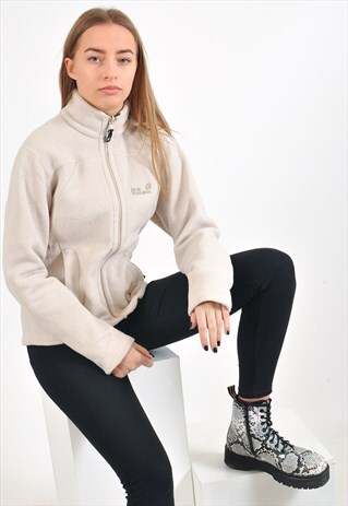 VINTAGE 90'S FLEECE TRACK JACKET