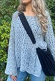 CALVIN KLEIN GREY KNIT JUMPER