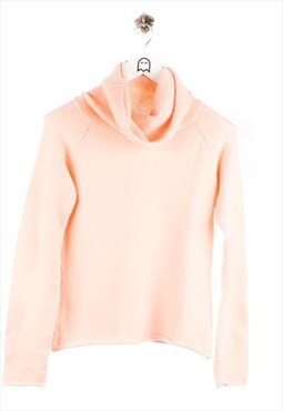 Vintage  Gave  Plain Look Pink Sweater With Turtleneck