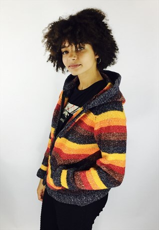 GORGEOUS FESTIVAL BOHO KNITTED HOODIE