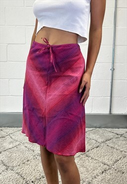 (W34) Y2k Chevron Skirt