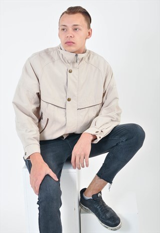 VINTAGE HARINGTON JACKET IN BEIGE