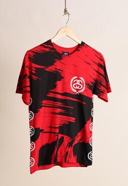 Vintage Deadstock Stussy Painted tshirt 