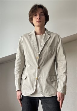Vintage GUCCI Jacket Coat Blazer 90s Grey