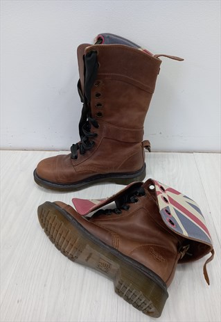 Dr Martens Triumph Aimilita 1914 Union Jack Boots 