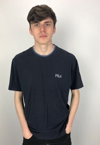 VINTAGE FILA EMBROIDERED T-SHIRT