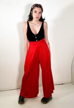 Vintage 90s red trousers 