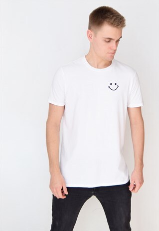 WHITE OK (NAVY) T-SHIRT