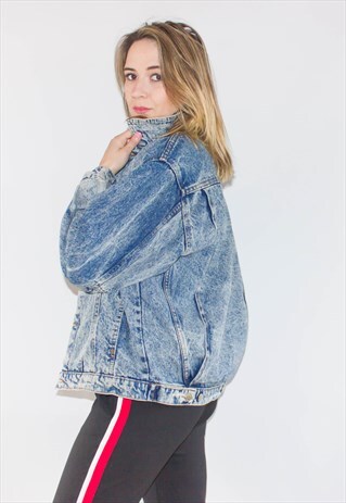 VINTAGE 80'S OVERSIZED DENIM JACKET