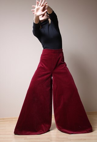 90'S FABULOUS VINTAGE SUPER EXTRA WIDE LEG PANTS
