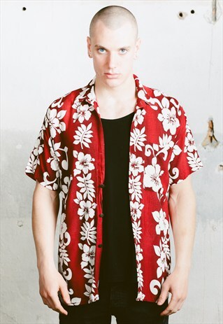 VINTAGE PATTERNED HAWAII SHIRT