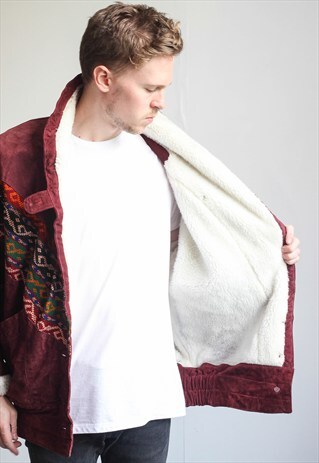VINTAGE AZTEC FESTIVAL SHERPA JACKET