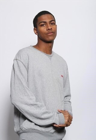 VINTAGE LEVIS LOGO SWEATSHIRT GREY