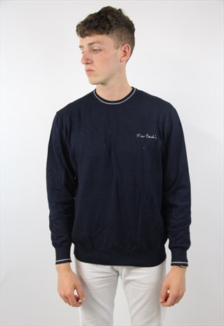 VINTAGE PIERRE CARDIN NAVY JUMPER