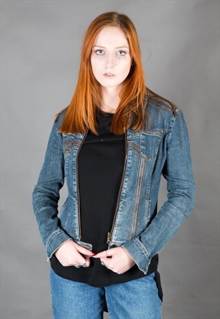 VINTAGE DOLCE & GABBANA FITTED DENIM JACKET