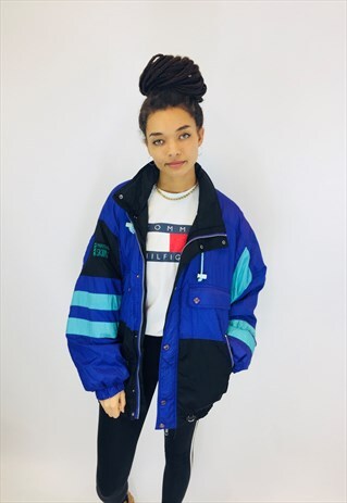 COLOURFUL RAVE SKI BOMBER COAT